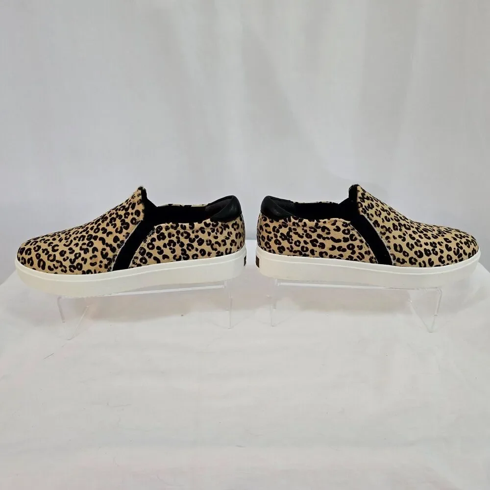 Dr. Scholls Espadrilles Leta Shoes Women's 11 M Tan Black Leopard Slip On NIB